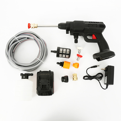 21V Car Wash Water Gun Electric Battery Power High Pressure Foam Wash Gun Cordless Car Wash Gun for Station washing